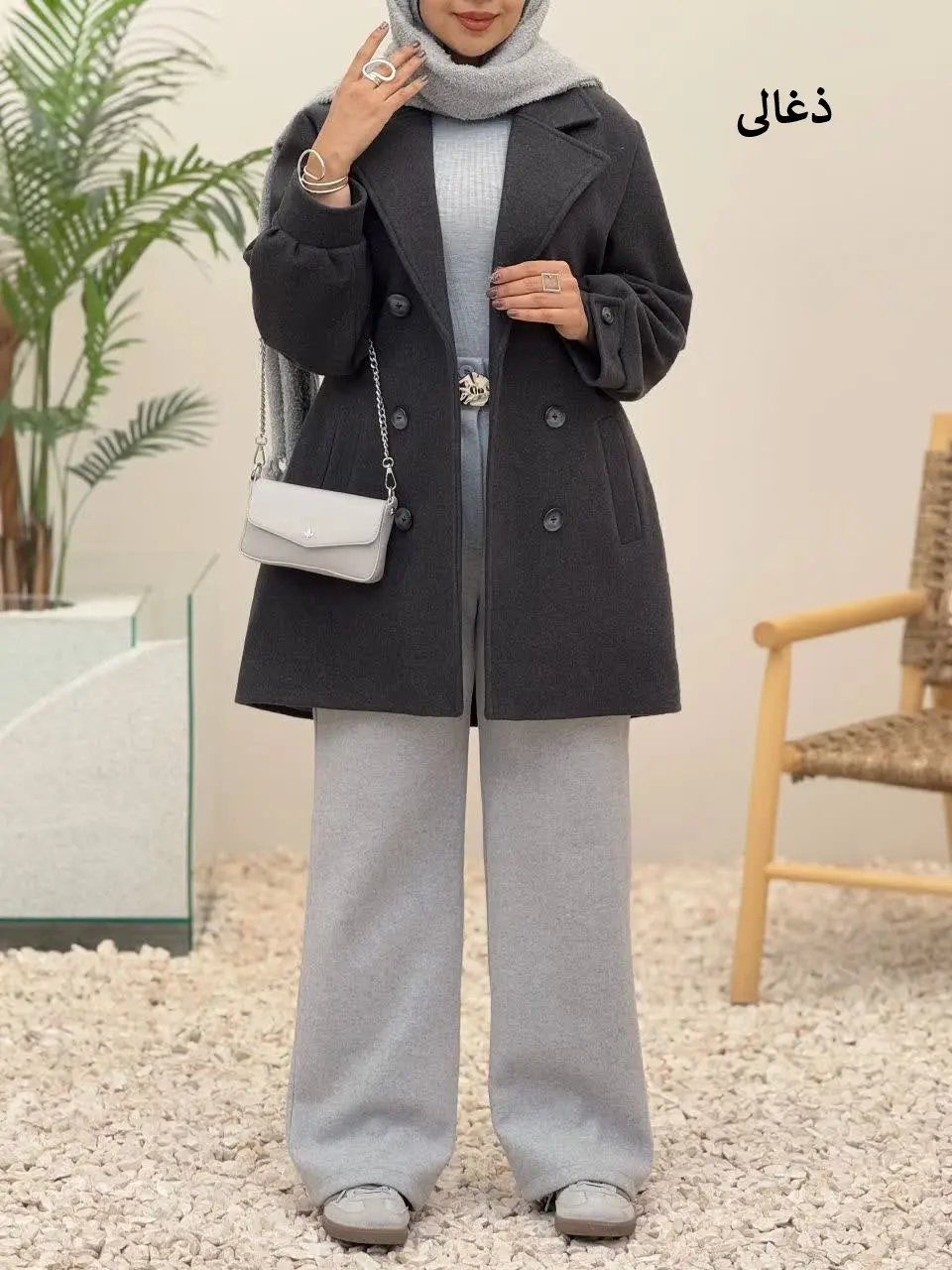 3808-پالتو آستردار آیناز